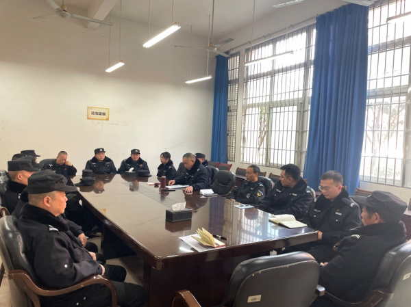 保卫处召开开学前安全工作会议
