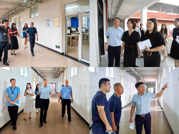 校领导带队检查新学期开学第一课